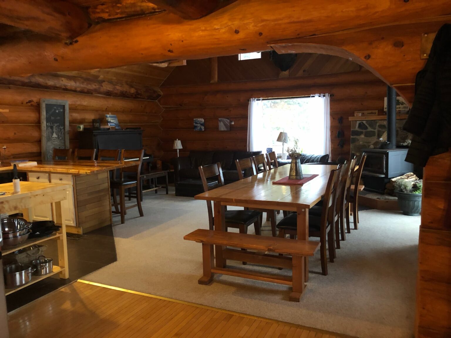 Inside the Lodge dining room